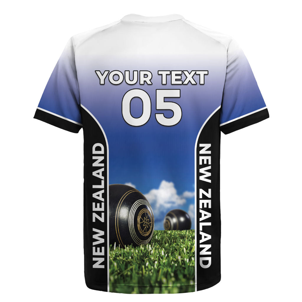 Custom New Zealand Lawn Bowls Rugby Jersey Unique Style