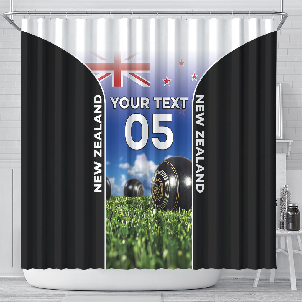 Custom New Zealand Lawn Bowls Shower Curtain Unique Style