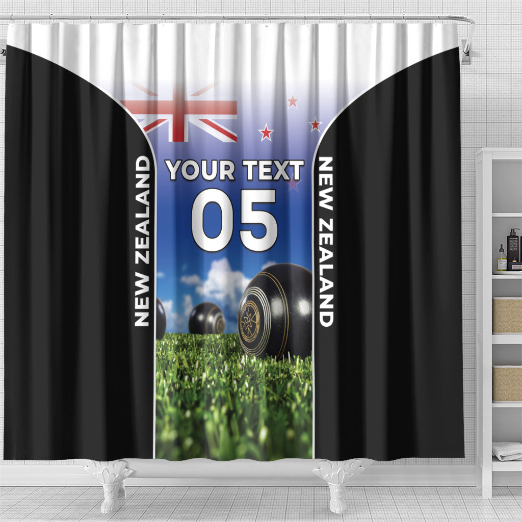 Custom New Zealand Lawn Bowls Shower Curtain Unique Style