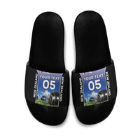 Custom New Zealand Lawn Bowls Slide Sandals Unique Style