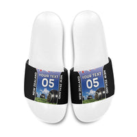 Custom New Zealand Lawn Bowls Slide Sandals Unique Style