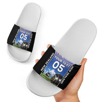 Custom New Zealand Lawn Bowls Slide Sandals Unique Style