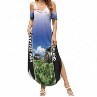 Custom New Zealand Lawn Bowls Summer Maxi Dress Unique Style