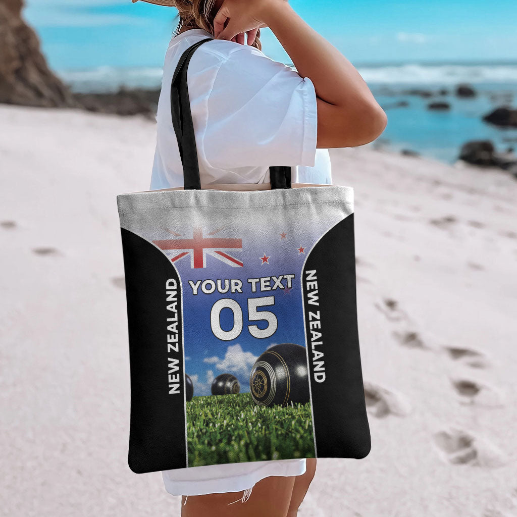 Custom New Zealand Lawn Bowls Tote Bag Unique Style LT05 - Polynesian Pride