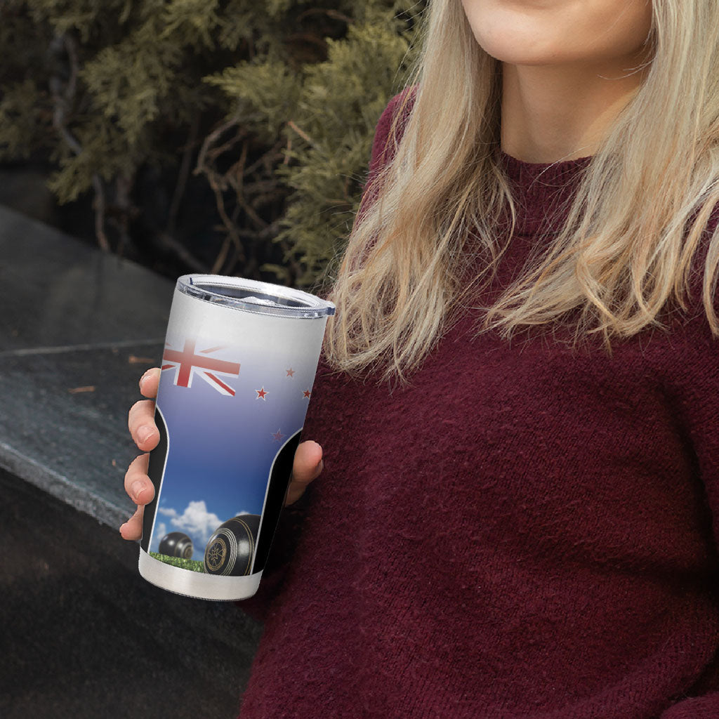 Custom New Zealand Lawn Bowls Tumbler Cup Unique Style