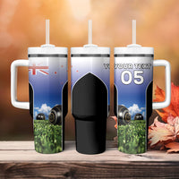 Custom New Zealand Lawn Bowls Tumbler With Handle Unique Style