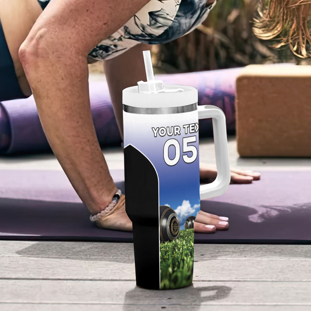 Custom New Zealand Lawn Bowls Tumbler With Handle Unique Style
