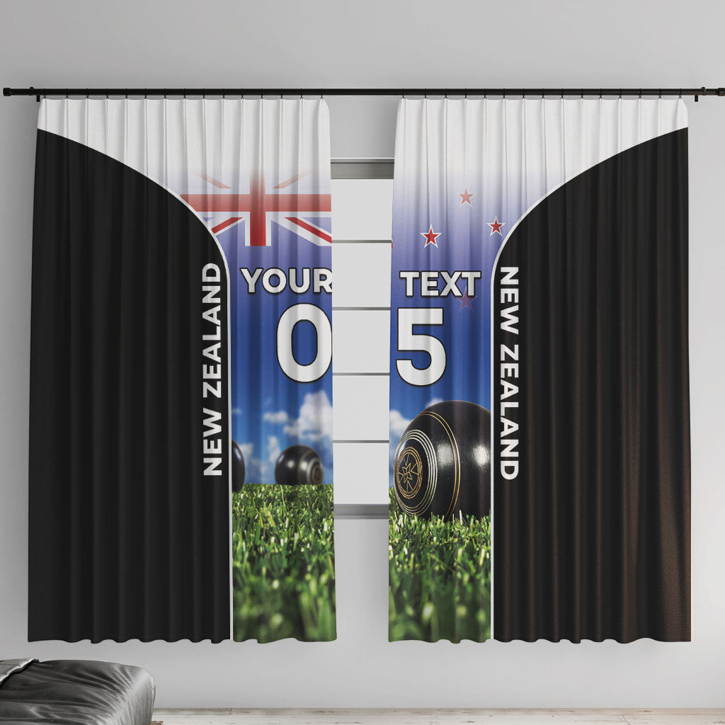Custom New Zealand Lawn Bowls Window Curtain Unique Style