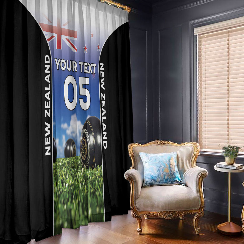 Custom New Zealand Lawn Bowls Window Curtain Unique Style