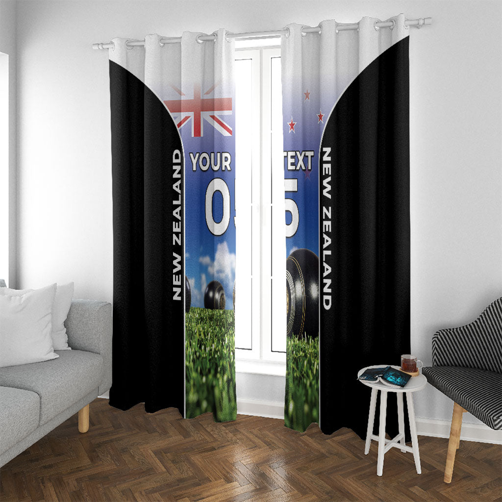 Custom New Zealand Lawn Bowls Window Curtain Unique Style