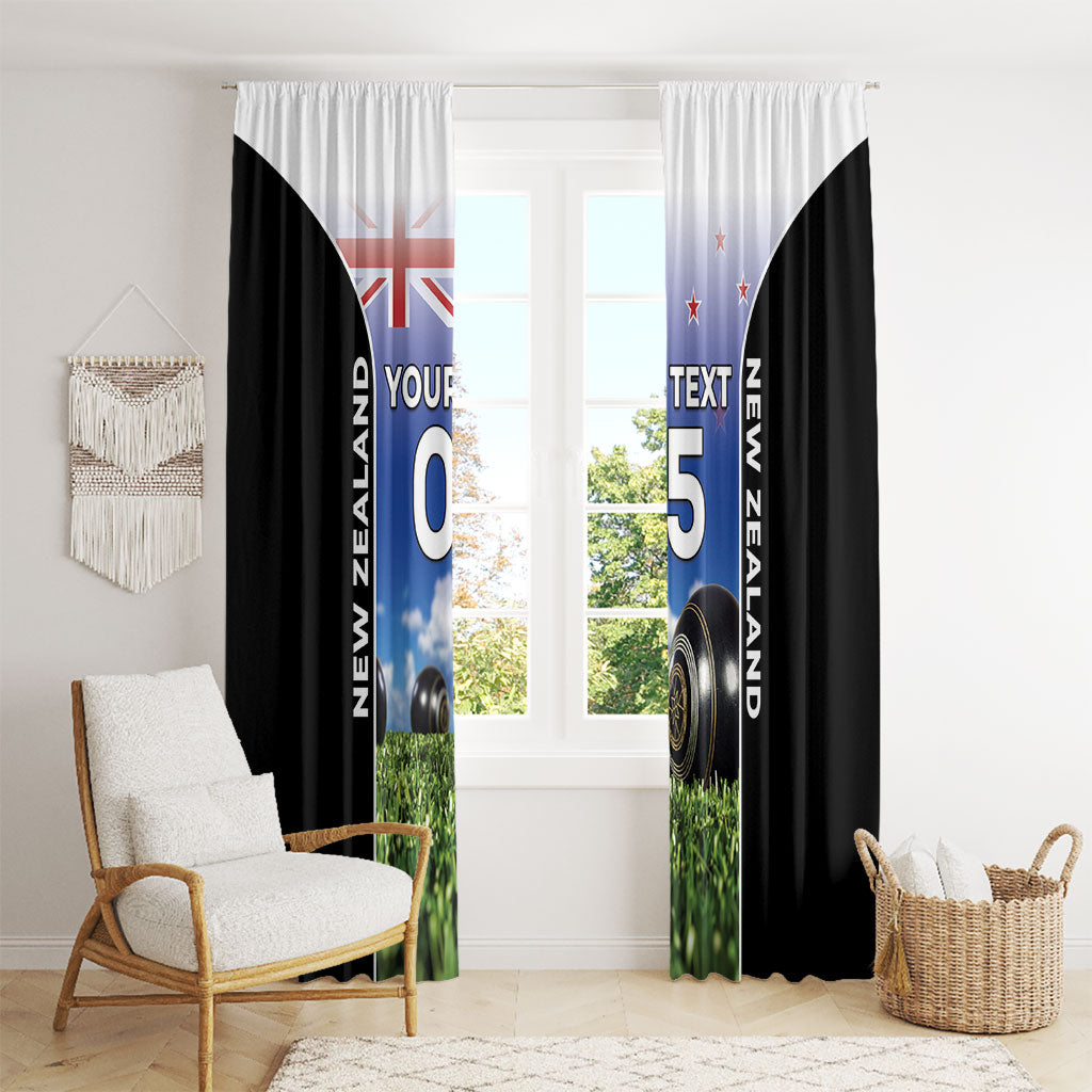 Custom New Zealand Lawn Bowls Window Curtain Unique Style