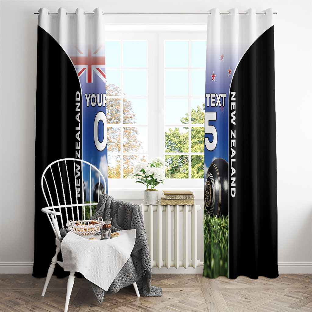 Custom New Zealand Lawn Bowls Window Curtain Unique Style