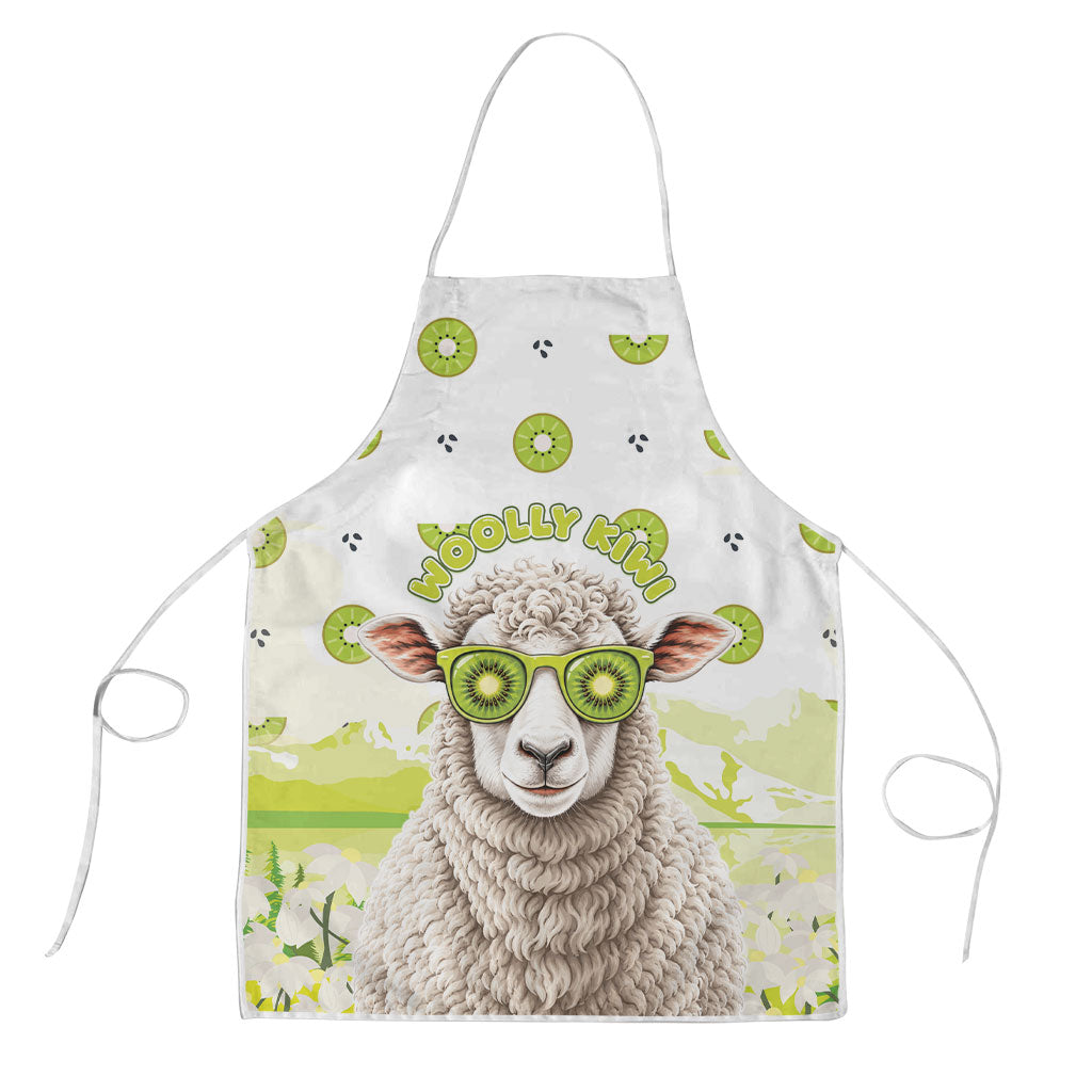 New Zealand Funny Woolly Kiwi Sheep Apron