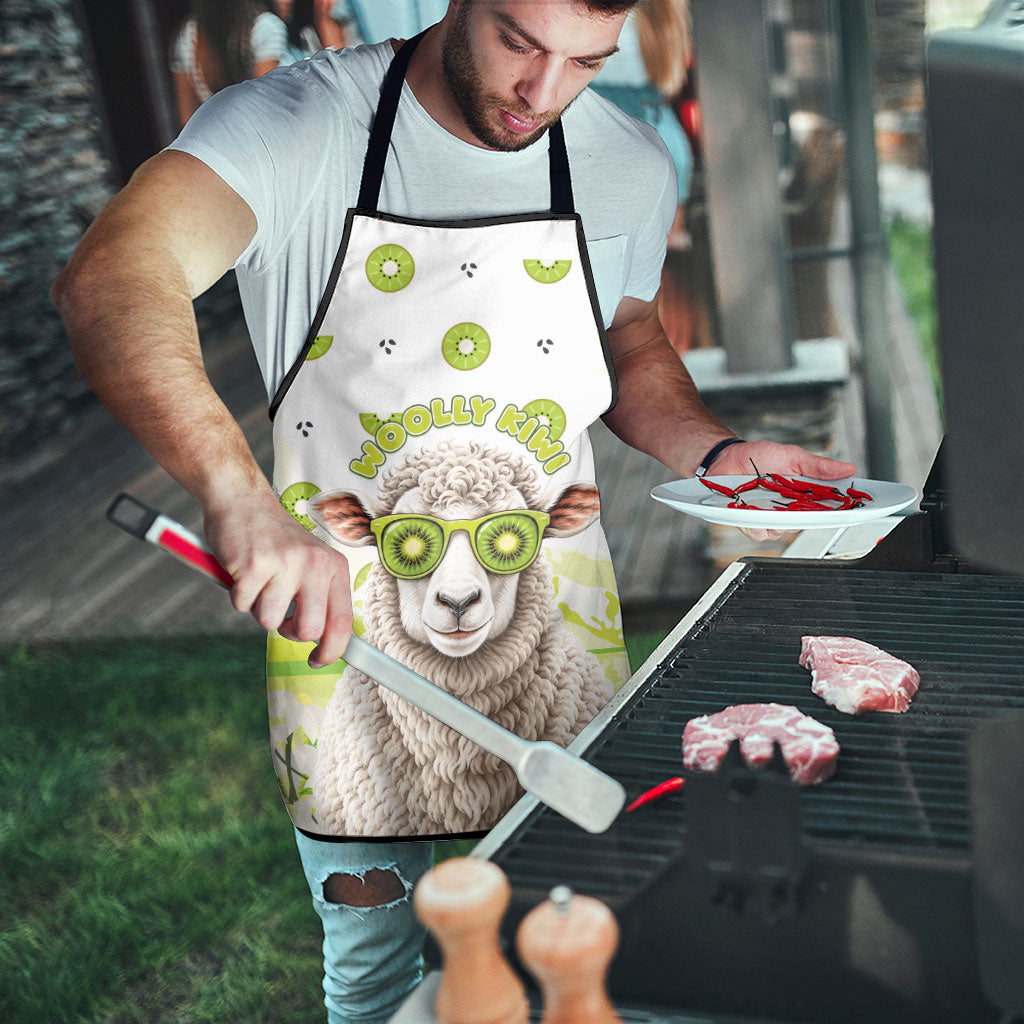 New Zealand Funny Woolly Kiwi Sheep Apron