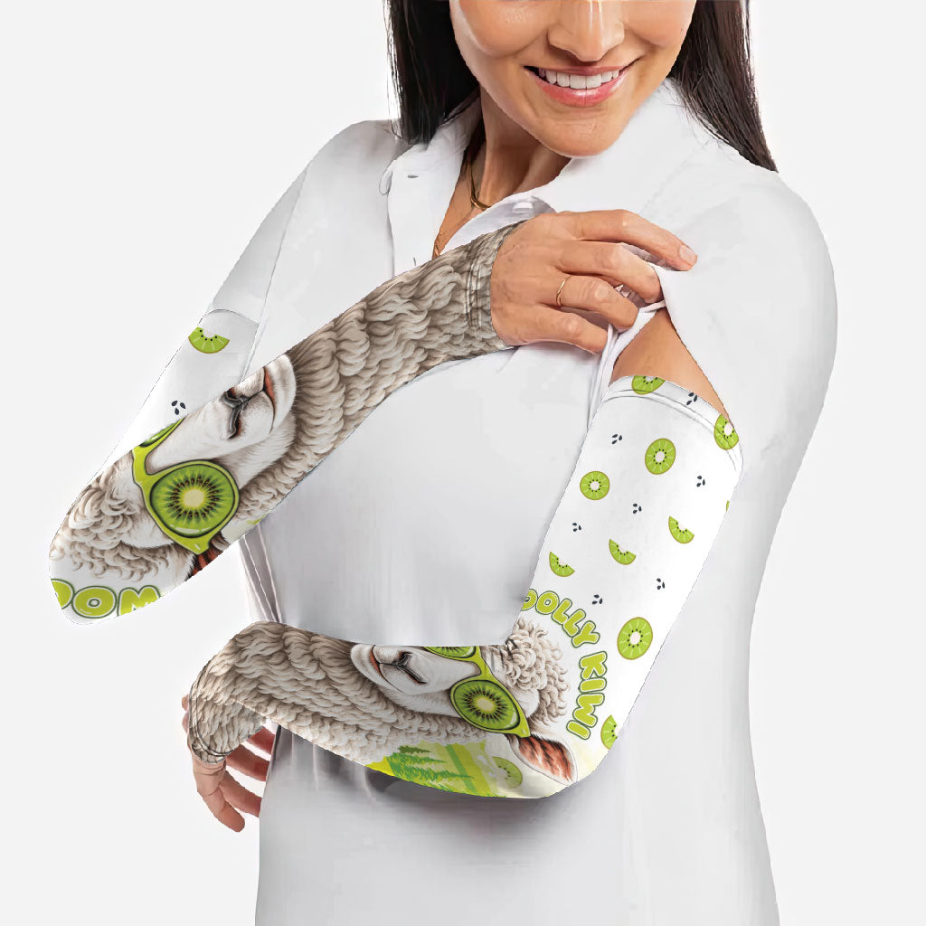 New Zealand Funny Woolly Kiwi Sheep Arm Sleeves LT05 - Polynesian Pride