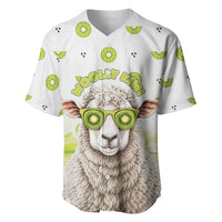 New Zealand Funny Woolly Kiwi Sheep Baseball Jersey
