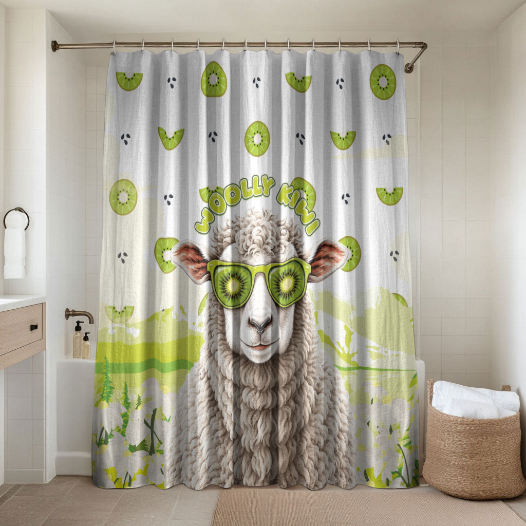 New Zealand Funny Woolly Kiwi Sheep Bathroom Set