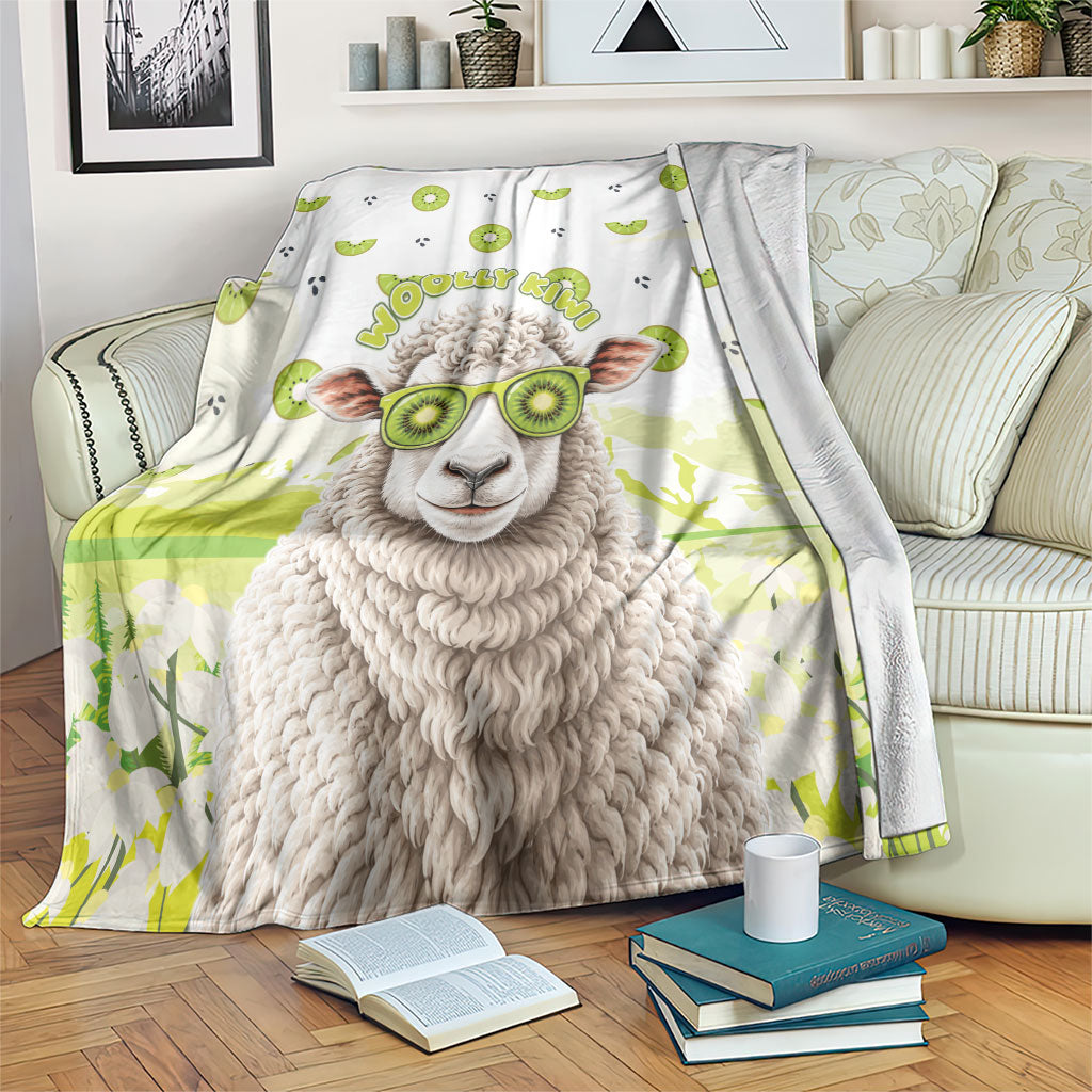 New Zealand Funny Woolly Kiwi Sheep Blanket