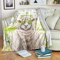 New Zealand Funny Woolly Kiwi Sheep Blanket