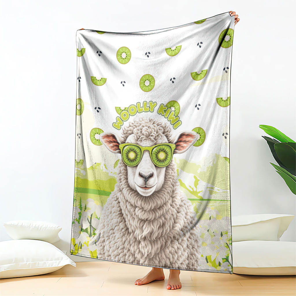 New Zealand Funny Woolly Kiwi Sheep Blanket