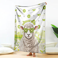 New Zealand Funny Woolly Kiwi Sheep Blanket