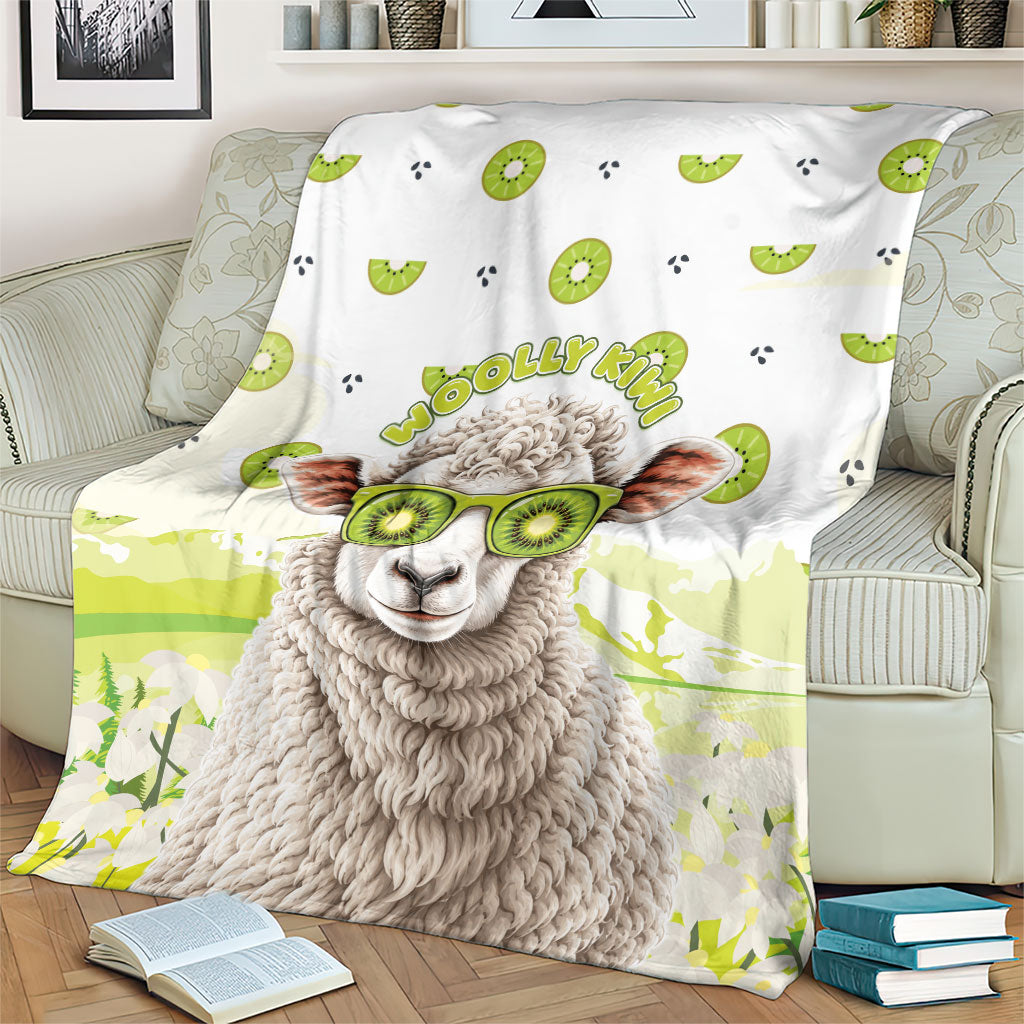 New Zealand Funny Woolly Kiwi Sheep Blanket