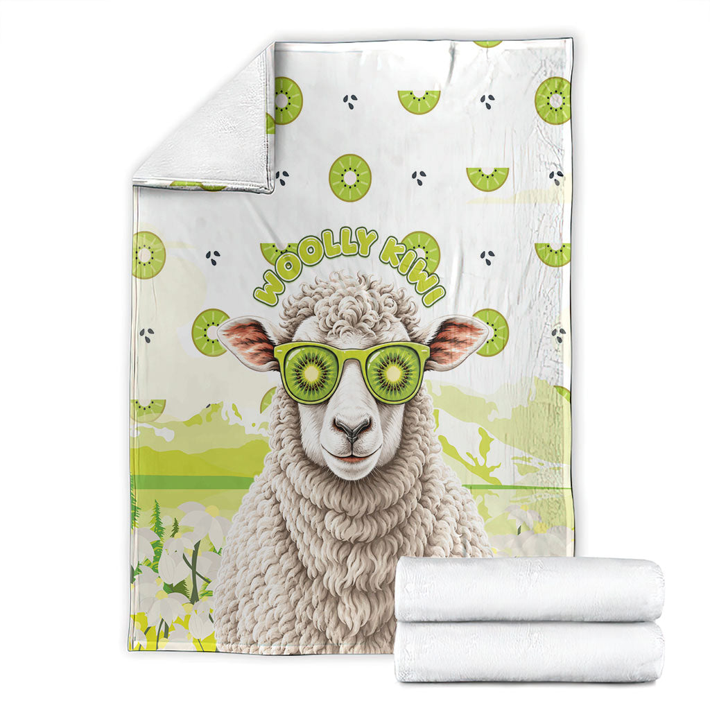New Zealand Funny Woolly Kiwi Sheep Blanket