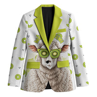 New Zealand Funny Woolly Kiwi Sheep Blazer LT05 Unisex White - Polynesian Pride