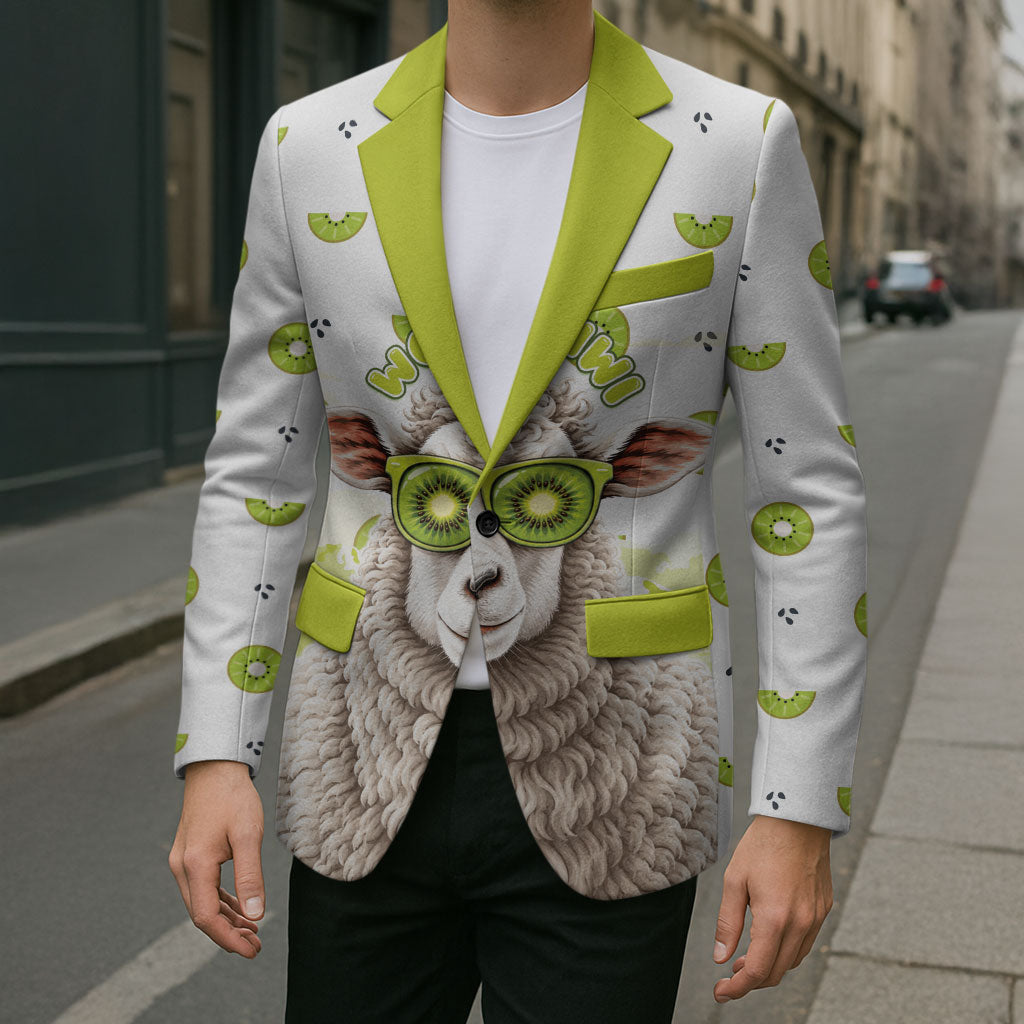 New Zealand Funny Woolly Kiwi Sheep Blazer LT05 - Polynesian Pride