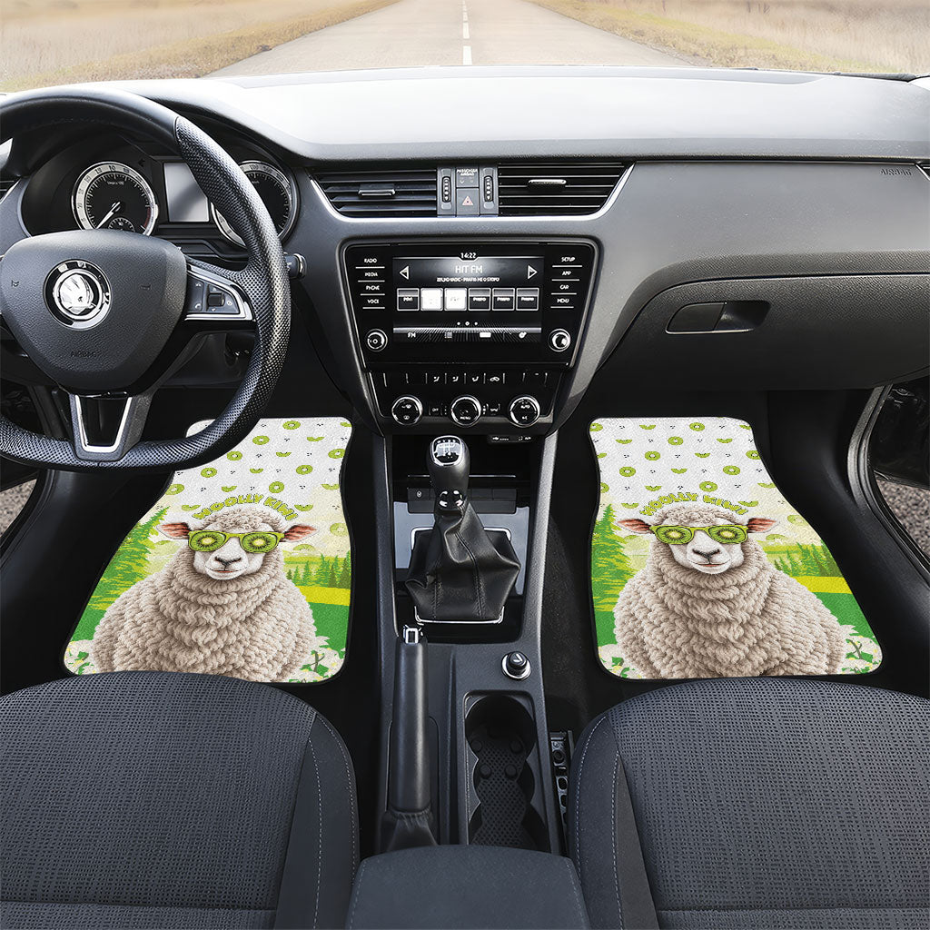 New Zealand Funny Woolly Kiwi Sheep Car Mats