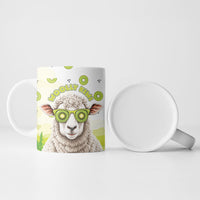 New Zealand Funny Woolly Kiwi Sheep Ceramic Mug