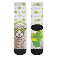 New Zealand Funny Woolly Kiwi Sheep Crew Socks