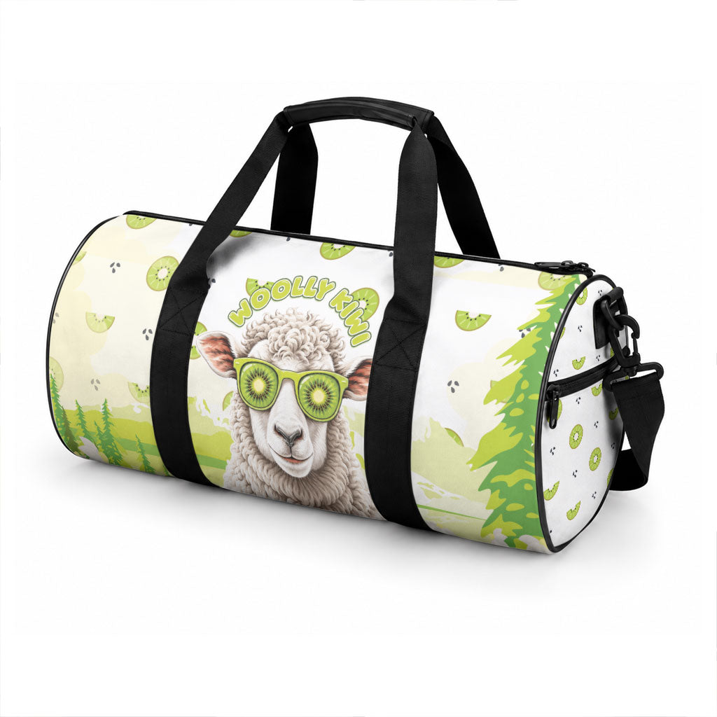 New Zealand Funny Woolly Kiwi Sheep Duffle Bag
