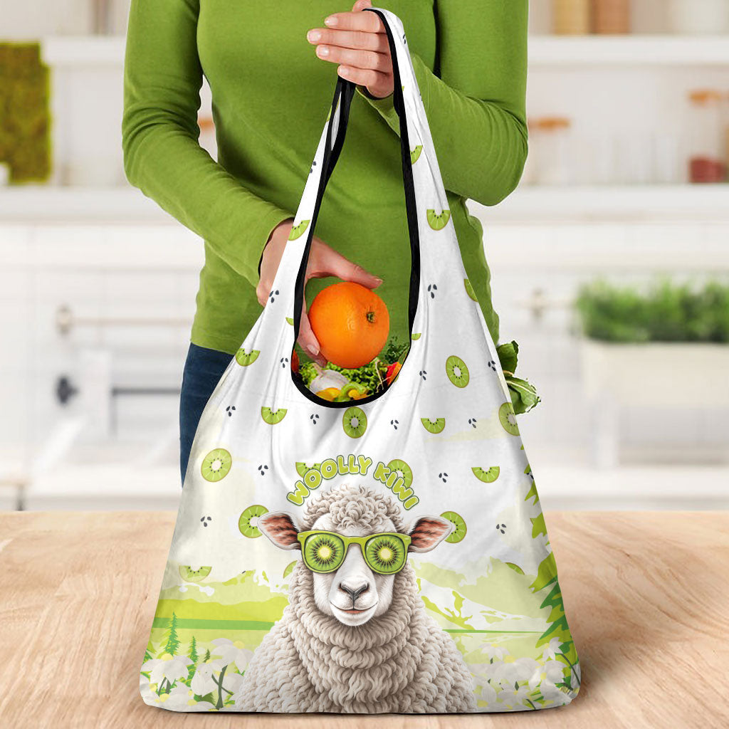 New Zealand Funny Woolly Kiwi Sheep Grocery Bag LT05 - Polynesian Pride