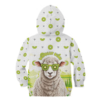 New Zealand Funny Woolly Kiwi Sheep Kid Hoodie LT05 - Polynesian Pride