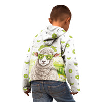 New Zealand Funny Woolly Kiwi Sheep Kid Hoodie LT05 - Polynesian Pride