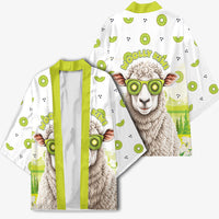 New Zealand Funny Woolly Kiwi Sheep Kimono