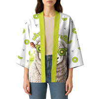 New Zealand Funny Woolly Kiwi Sheep Kimono
