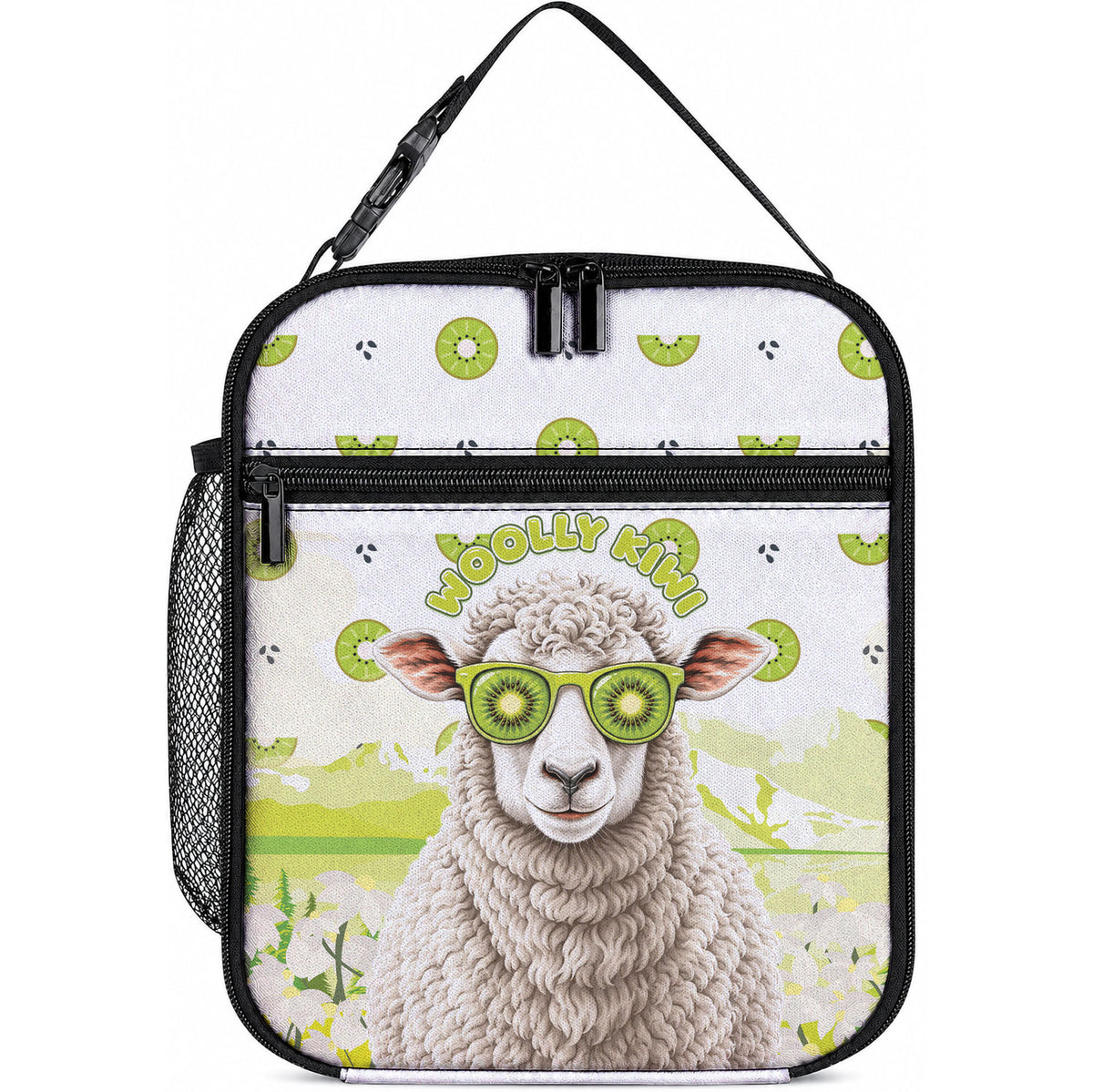 New Zealand Funny Woolly Kiwi Sheep Lunch Bag