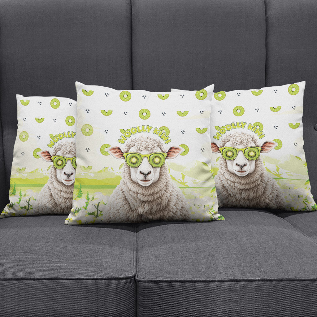 New Zealand Funny Woolly Kiwi Sheep Pillow Cover LT05 - Polynesian Pride