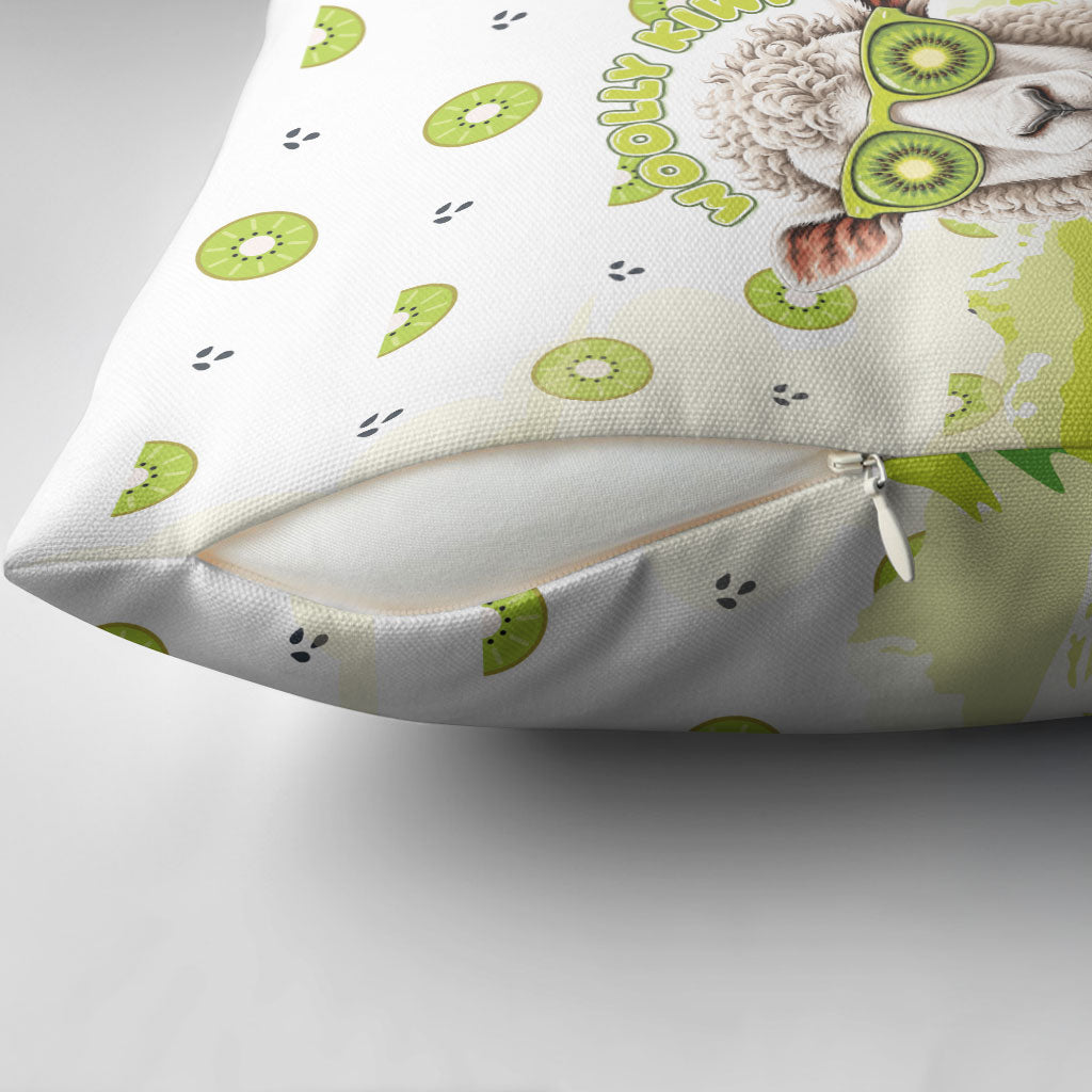 New Zealand Funny Woolly Kiwi Sheep Pillow Cover LT05 - Polynesian Pride