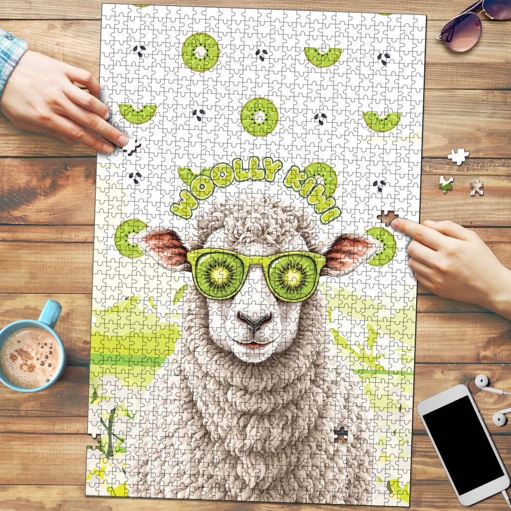 New Zealand Funny Woolly Kiwi Sheep Puzzle