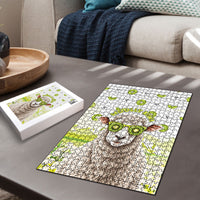 New Zealand Funny Woolly Kiwi Sheep Puzzle
