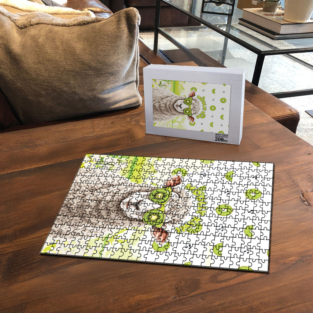 New Zealand Funny Woolly Kiwi Sheep Puzzle