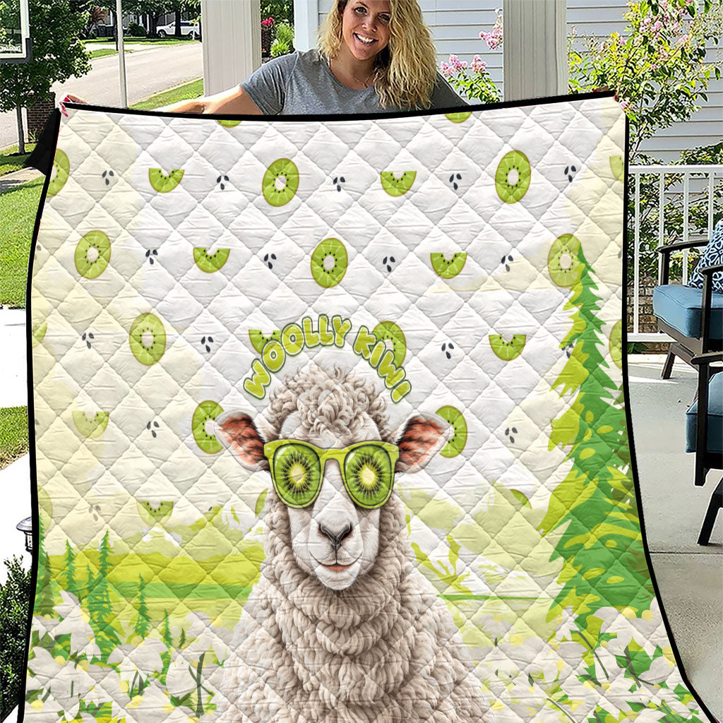 New Zealand Funny Woolly Kiwi Sheep Quilt