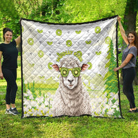 New Zealand Funny Woolly Kiwi Sheep Quilt