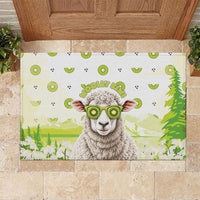 New Zealand Funny Woolly Kiwi Sheep Rubber Doormat