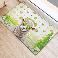 New Zealand Funny Woolly Kiwi Sheep Rubber Doormat