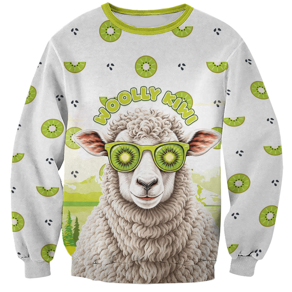 New Zealand Funny Woolly Kiwi Sheep Sweatshirt