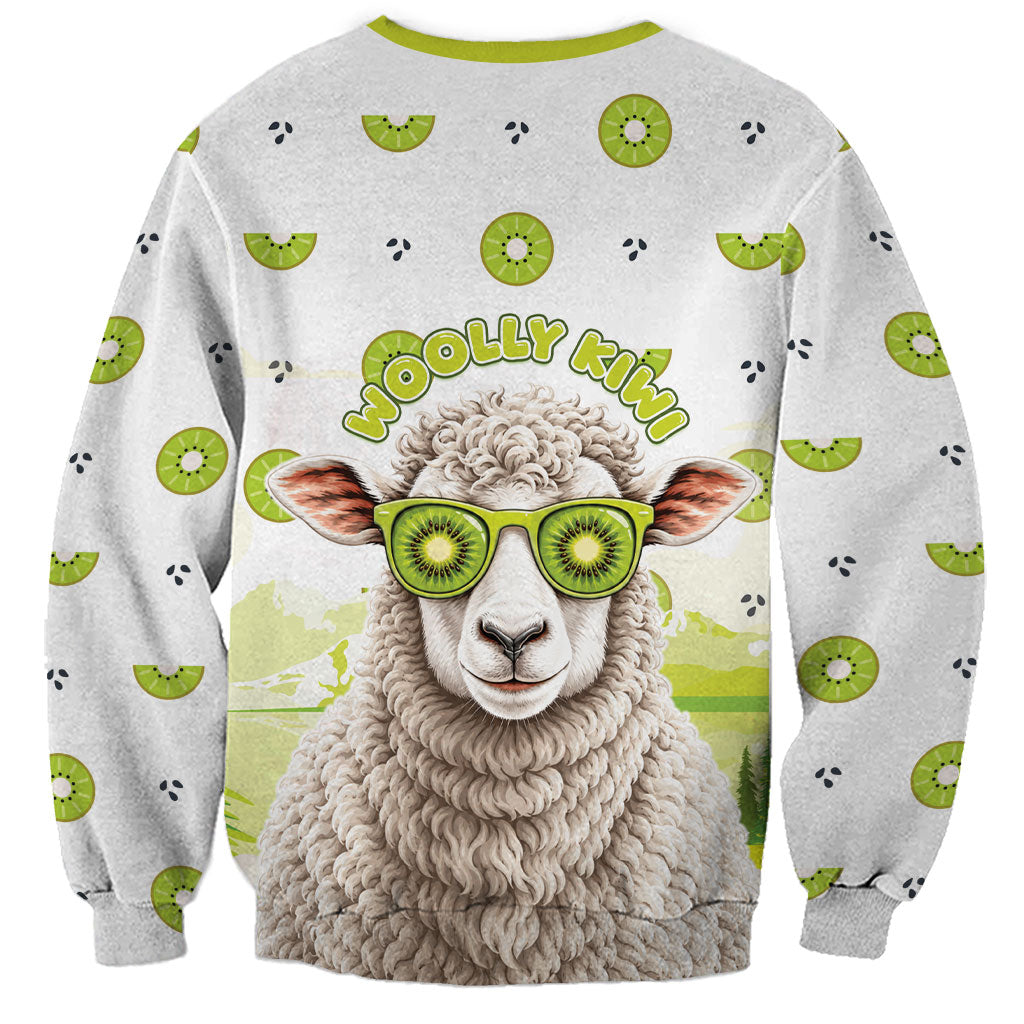 New Zealand Funny Woolly Kiwi Sheep Sweatshirt
